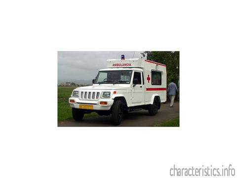 MAHINDRA Generasi
 Ambulance 2.5 D (73 Hp) Karakteristik teknis
